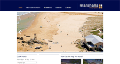 Desktop Screenshot of marshallsproperty.com.au